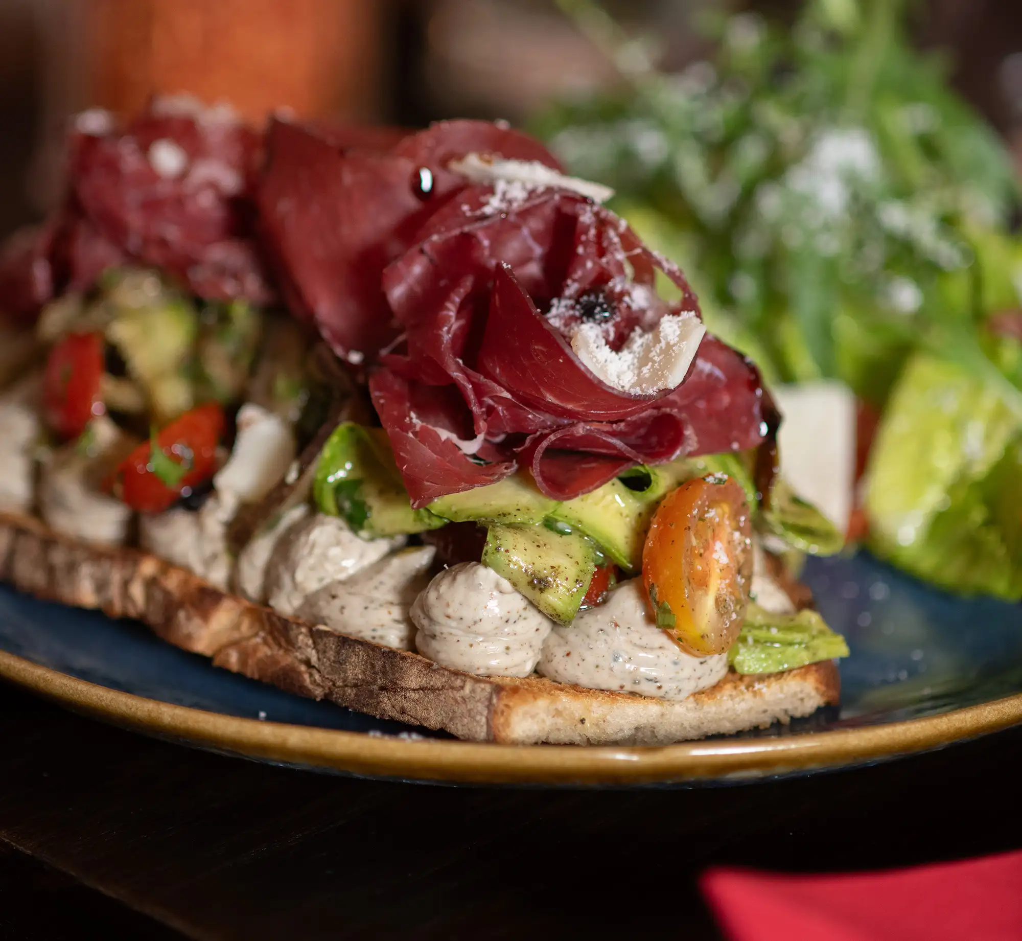 Bruschetta crème de miel